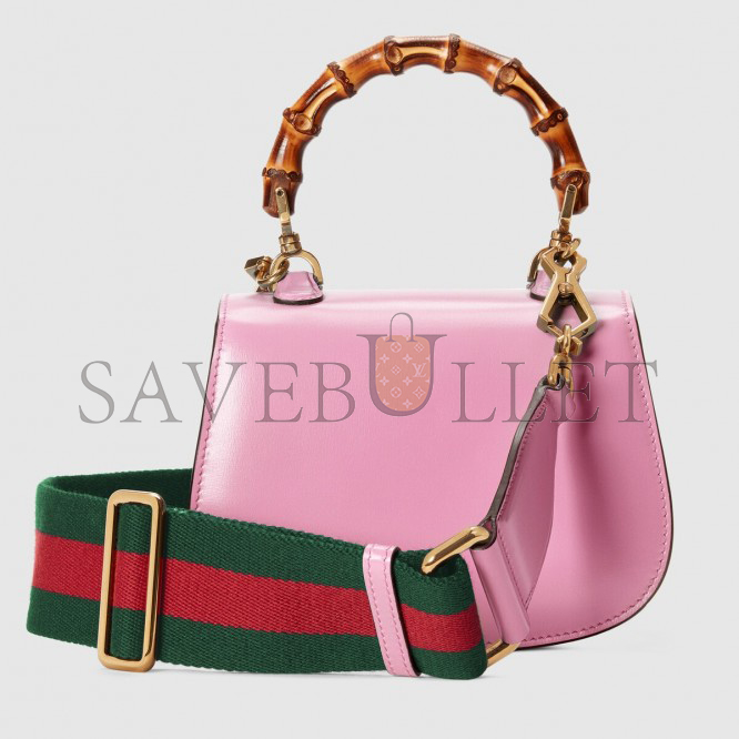 GUCCI BAMBOO 1947 MINI TOP HANDLE BAG  686864 （17*12*7.5cm)